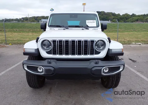 2025 Jeep Wrangler 4-Door Sahara 4X4 z USA, uszkodzony, nr VIN 1C4PJXEN3SW570518